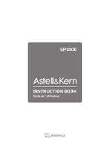 iRiver Astell & Kern SP3000 Manuel utilisateur