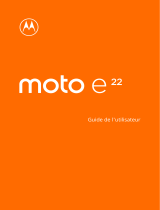Motorola MOTO E22 Manuel utilisateur