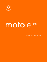 Motorola MOTO E22i Manuel utilisateur