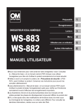 Olympus WS 883 Manuel utilisateur