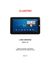 Leotec L-Pad Universe 10 LE-TAB1003 Manuel utilisateur