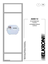Elkron A600/12 Guide d'installation