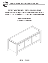 Linon Soho Entry Way Bench Assembly Instructions