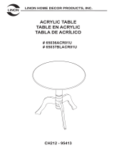 Linon Acrylic Coffee Table Assembly Instructions