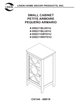Linon Fetti Small Cabinet-Gray Mode d'emploi
