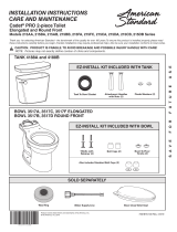 American Standard 215FC104.020 Guide d'installation