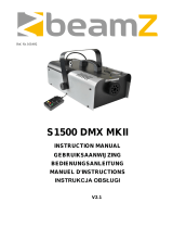 Beamz S1500 DMX MKII Smoke Machine Le manuel du propriétaire