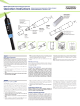 Oakton Waterproof DO 450 Optical Dissolved Oxygen Portable Meter Manuel utilisateur