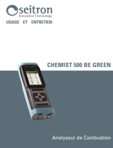 Seitron Chemist 500/500 Be Green Le manuel du propriétaire