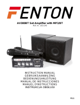 Fenton AV380BT Le manuel du propriétaire