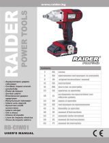 Raider Power Tools RD-CIW01 Manuel utilisateur