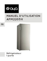 AYA Réfrigérateur 1 porte AFM2205X 243 L Inox Manuel utilisateur