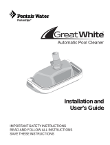 Pentair Pool Products GreatWhite Automatic Pool Cleaner Manuel utilisateur