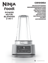 Ninja FOODI POWER NUTRI CB100EU BLENDER Le manuel du propriétaire
