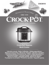 Crock-Pot Express programmable 5.6 l CSC051X-01 Le manuel du propriétaire