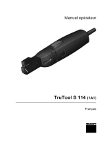 Trumpf TruTool S 114 (1A1) Manuel utilisateur