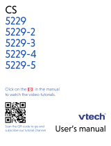 VTech CS5229-5 Manuel utilisateur