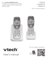 VTech CS6114-2 Manuel utilisateur