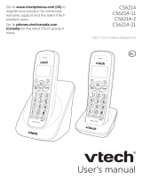 VTech CS6214-2 Manuel utilisateur