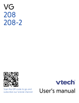 VTech VG208 Manuel utilisateur