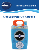 VTech Kidi Superstar Jr. Karaoke Manuel utilisateur