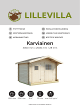 Luoman Lillevilla Karviainen – 6 m² / 28 mm Assembly Manual