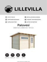 Luoman Lillevilla Sauna Palovesi – 6,6 m² / 44mm Assembly Manual
