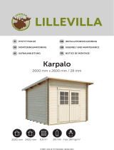 Luoman Lillevilla Karpalo – 6,8 m² / 28 mm Assembly Manual