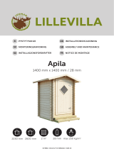 Luoman Lillevilla Apila – 2 m² / 28 mm Assembly Manual