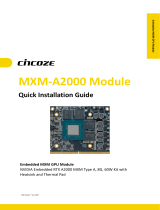 Cincoze MXM-A2000 Quick Installation Guide