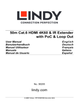 Lindy 50m Cat.6 HDMI 4K60 & IR Extender Manuel utilisateur