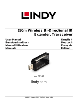 Lindy Bi-directional Wireless IR Extender, Transceiver Manuel utilisateur