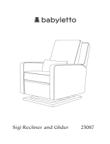 Babyletto Sigi Recliner and Glider Manuel utilisateur