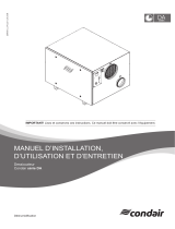 Condair DA Series Dehumidifier Guide d'installation