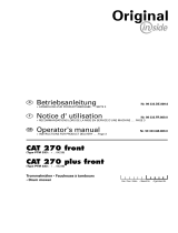 Pottinger CAT 270 front Mode d'emploi