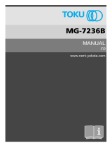 Toku MG-7236B Le manuel du propriétaire
