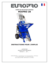 Euromair continu MIXPRO 28 - 2,2 kW Plâtre complète Le manuel du propriétaire