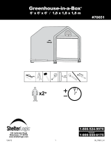 Rowlinson 6×6 Greenhouse in a Box Assembly Instructions