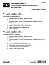 Toro Heavy Duty Spring Kit, TimeCutter MyRide Riding Mower Guide d'installation