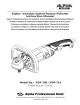 Alpha Professional Tools VDP-700/714 Manuel utilisateur