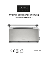 Caso Design CASO Classico T2 Toaster Mode d'emploi