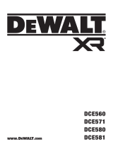 DeWalt DCE560D1 Manuel utilisateur