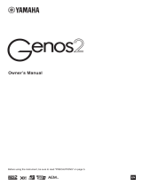 Yamaha Genos2 Le manuel du propriétaire