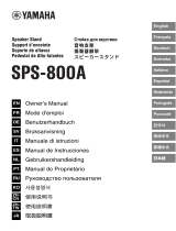 Yamaha SPS-800A Le manuel du propriétaire