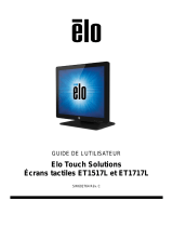 Elo 1517L 15" Touchscreen Monitor Mode d'emploi