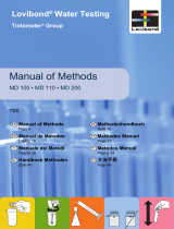 Lovibond 00386459 - MD1x0/200 - Suspended solids 24 Manuel utilisateur