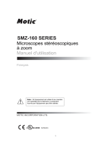 Motic SMZ160 Series Manuel utilisateur
