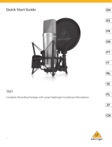 Behringer TM1 Guide de démarrage rapide