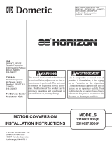 Dometic Horizon 3310602.000_3310897.000_Motor Conversion Guide d'installation