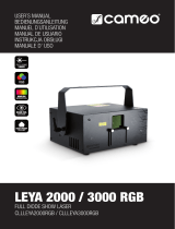 Cameo LEYA 3000 RGB Manuel utilisateur